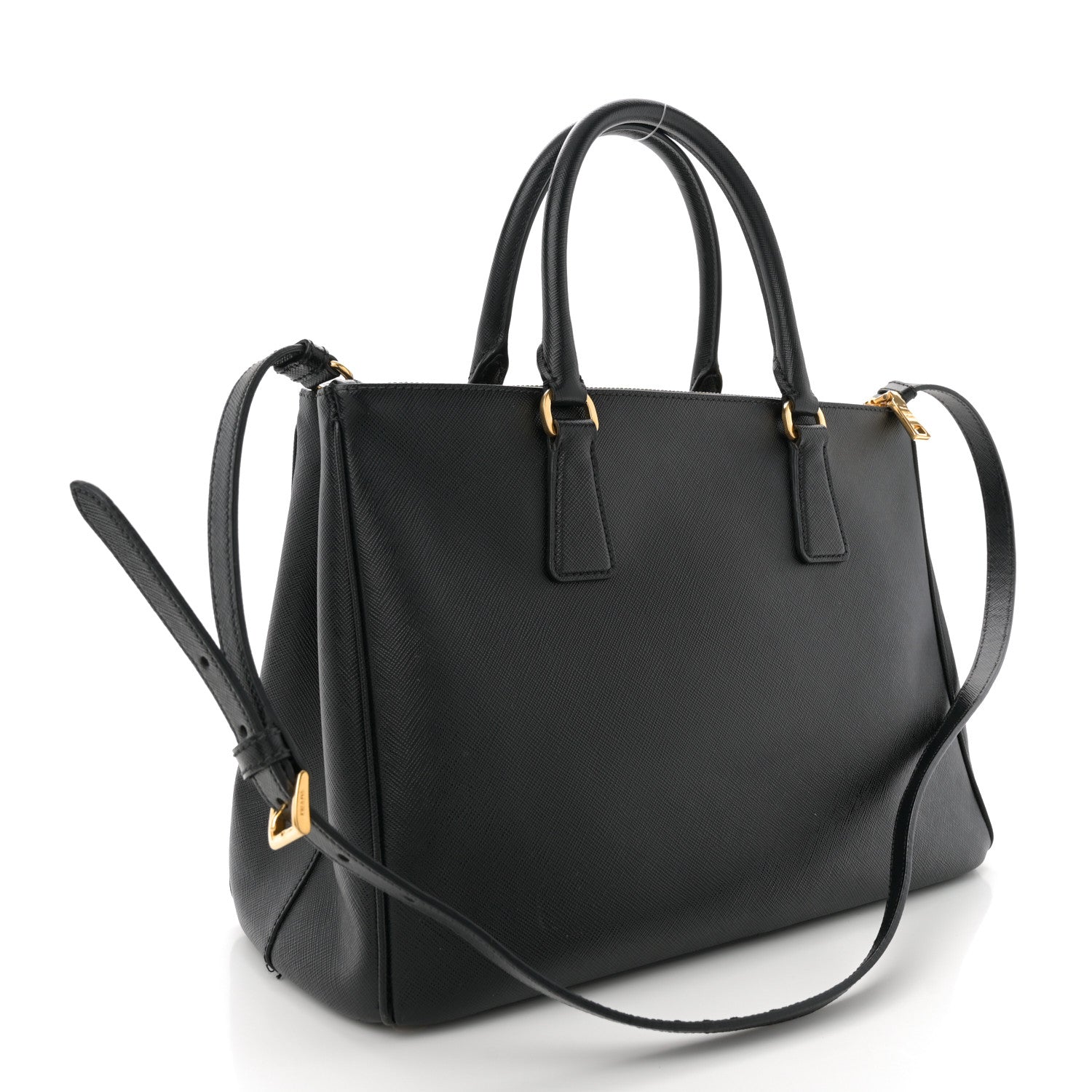 Prada Saffiano Lux Medium Galleria Double Zip Tote Black 3 of 15