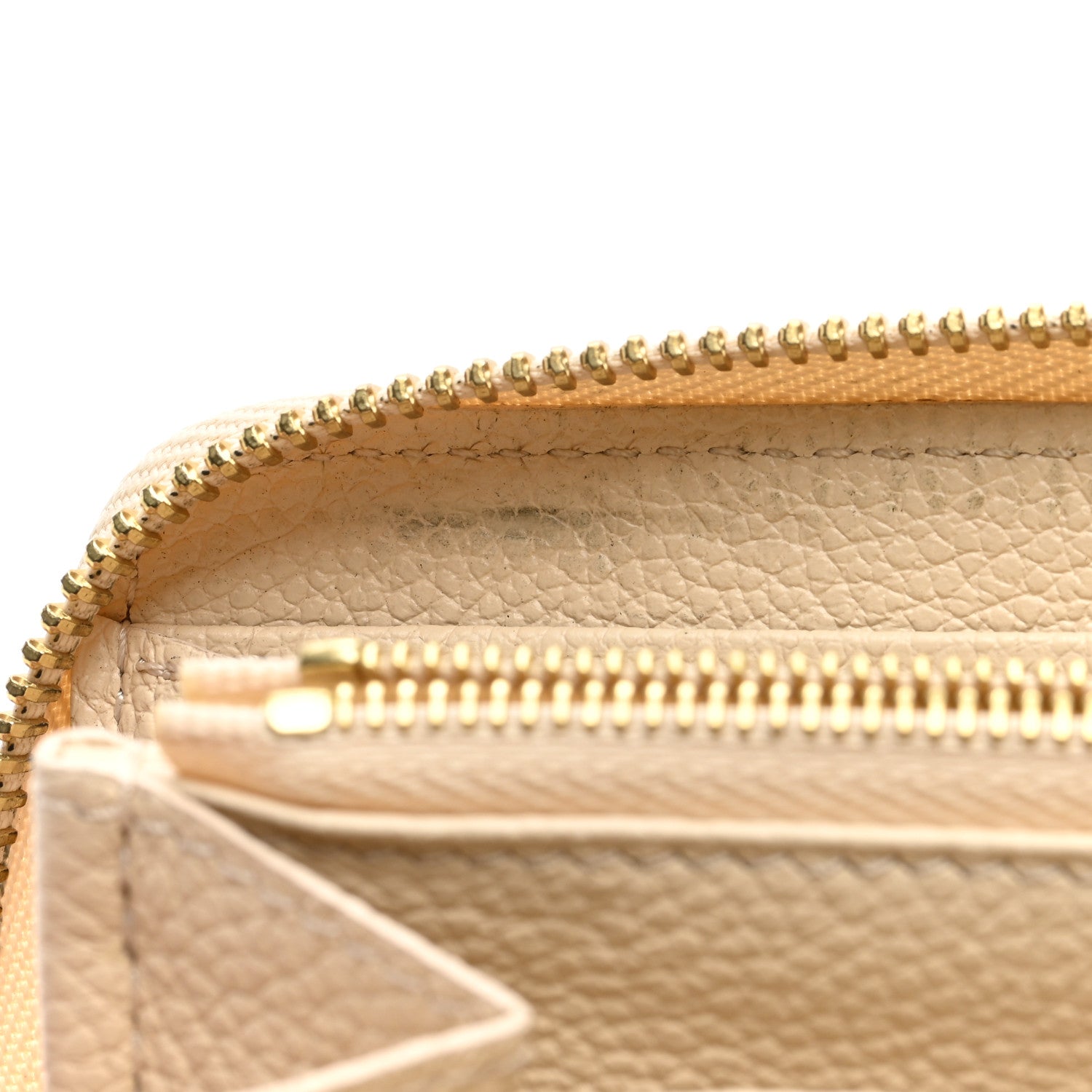 Louis Vuitton Empreinte Monogram Giant Zippy Wallet Creme Bois De Rose 7 of 9