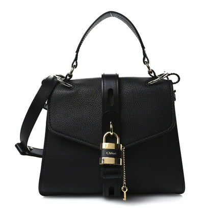 Chloe Grained Calfskin Medium Aby Day Shoulder Bag Black 1 of 10