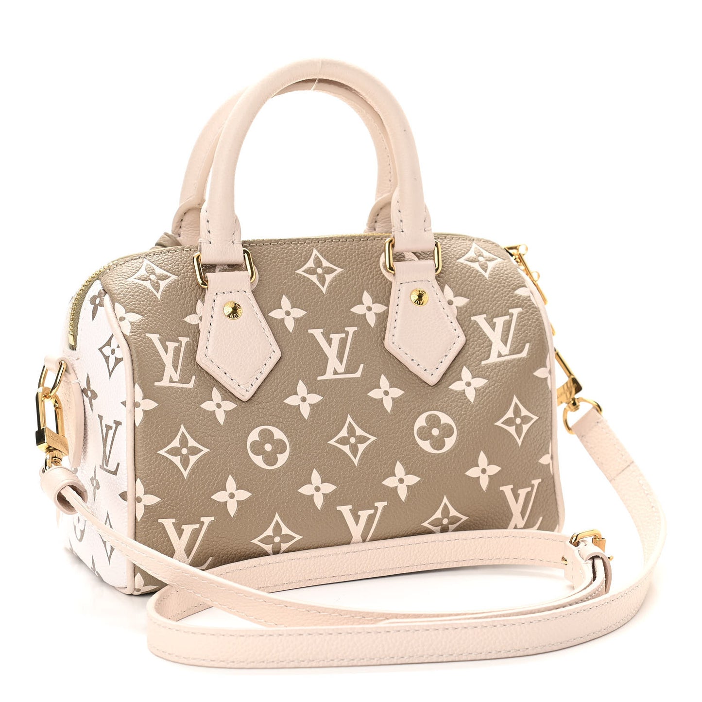 Empreinte Monogram Spring in the City Speedy Bandouliere 20 Kaki Beige Cream