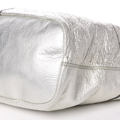Givenchy Crinkled Patent Large Nightingale Silver 11 of 15