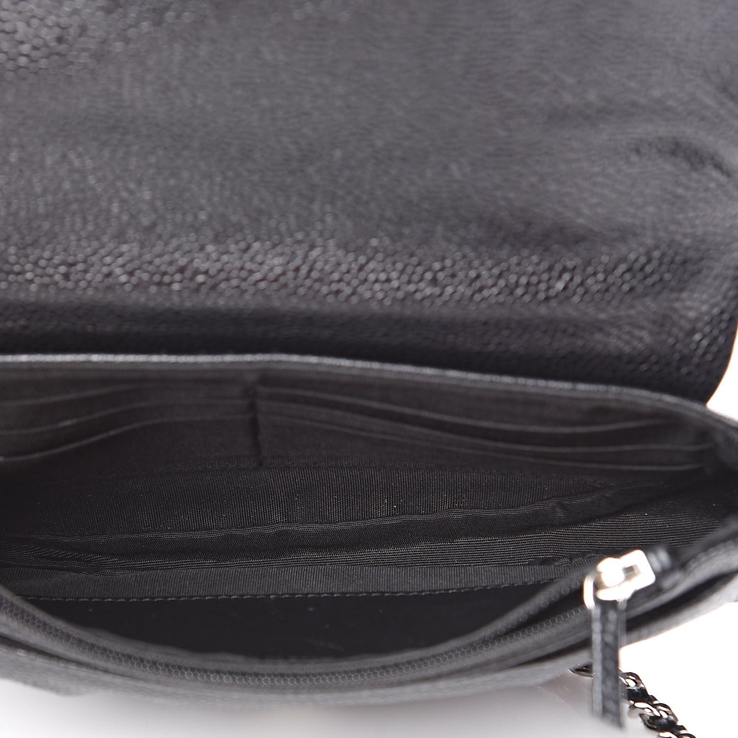 Caviar Half Moon Wallet On Chain WOC Black