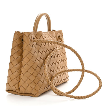 Bottega Veneta Nappa Intrecciato Small Andiamo Shoulder Bag Dark Praline 3 of 10