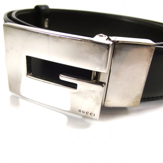 Leather Belt Black 32