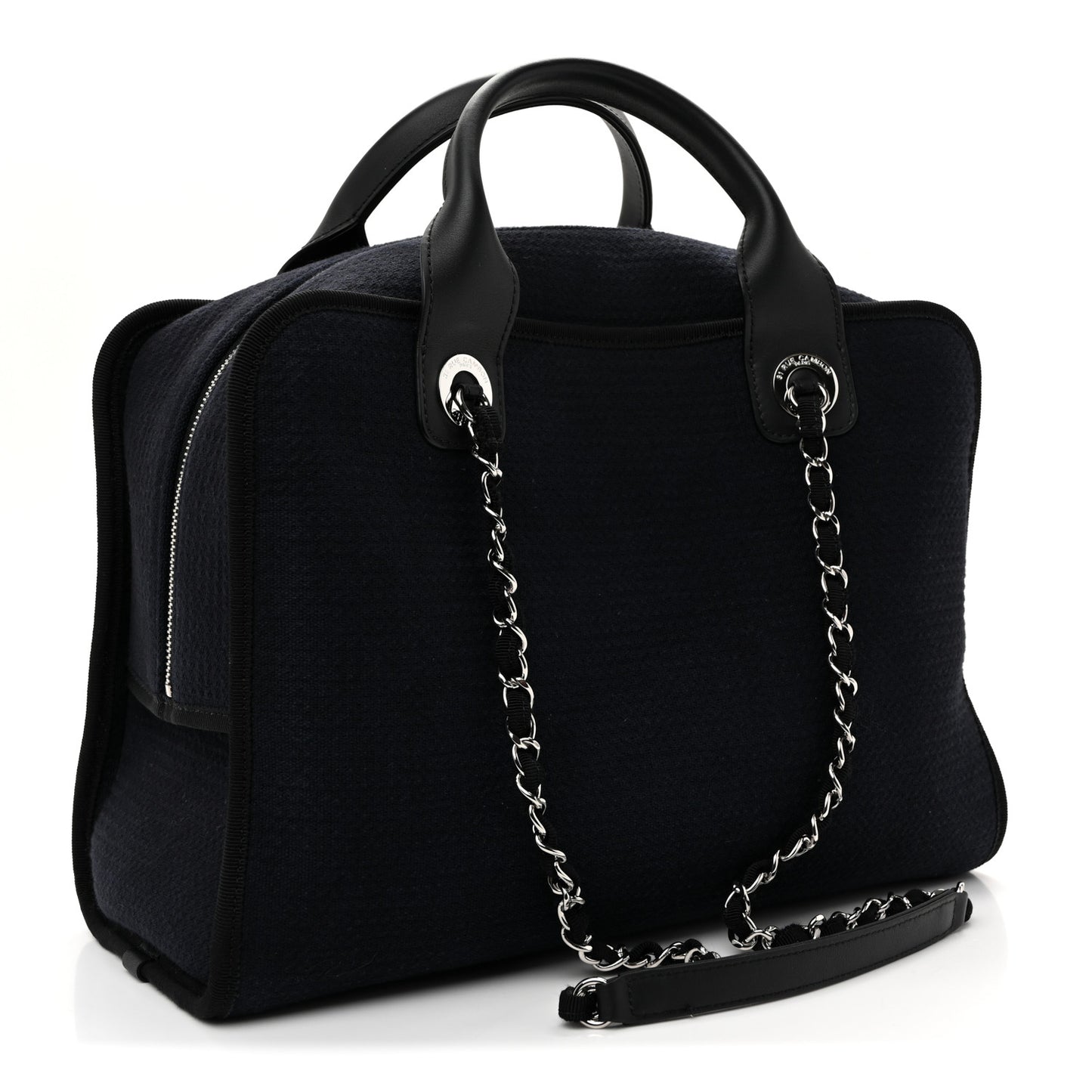 Mixed Fibers Deauville Bowling Bag Black