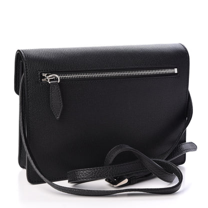 Burberry Derby Calfskin Vintage Check Small Macken Crossbody Bag Black 2 of 8