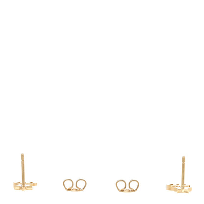 Gucci 18K Yellow Gold GG Running Star Earrings 3 of 4
