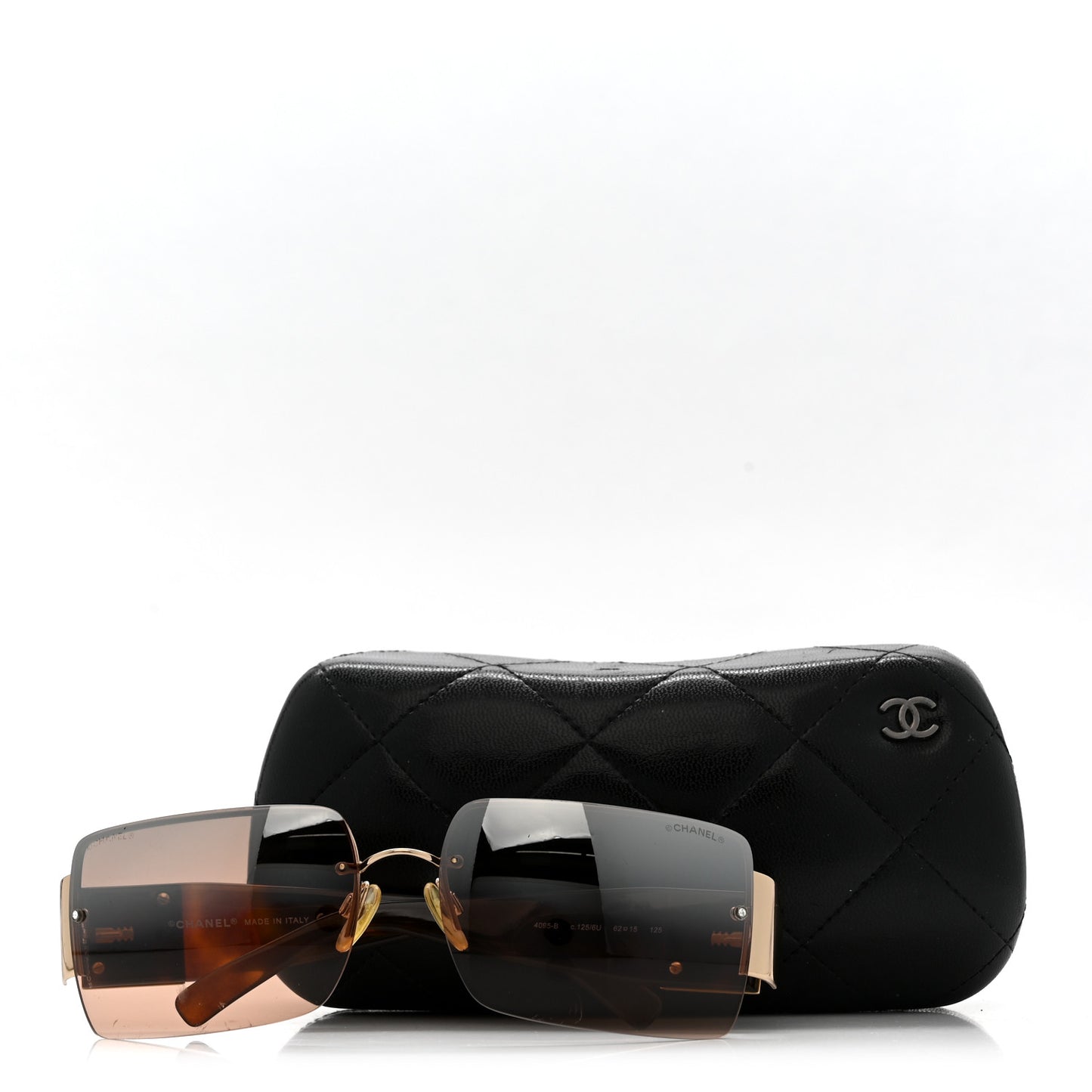 Crystal CC Sunglasses 4095-B Tortoise