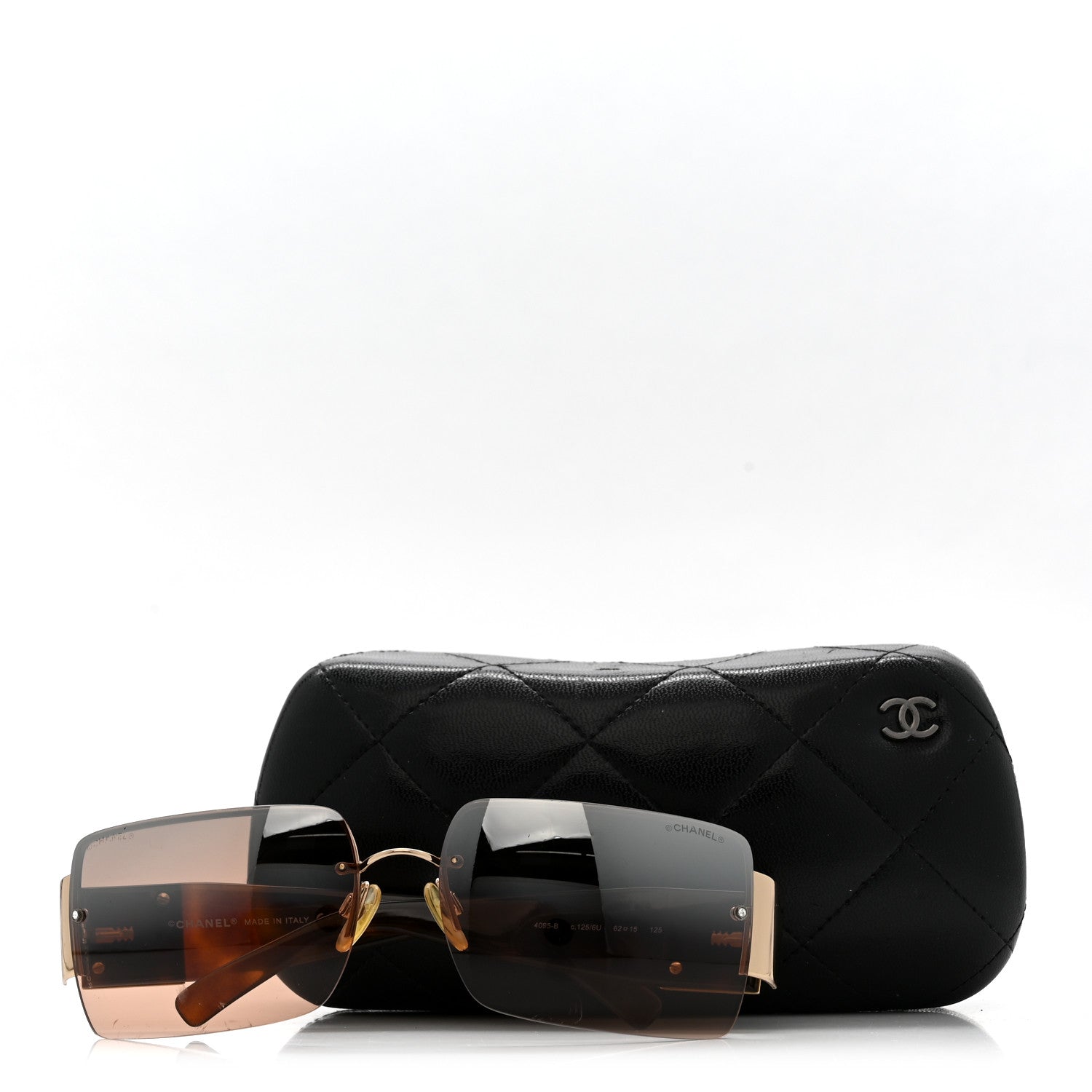 Chanel Crystal CC Sunglasses 4095-B Tortoise 11 of 11