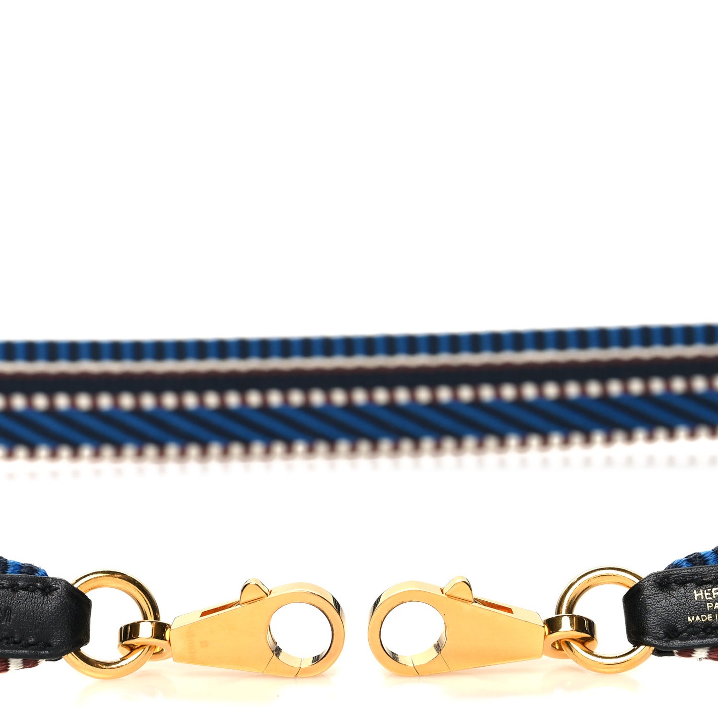 Toile Swift 25mm Sangle Cavale Shoulder Strap Bleu Zellige Indigo Black