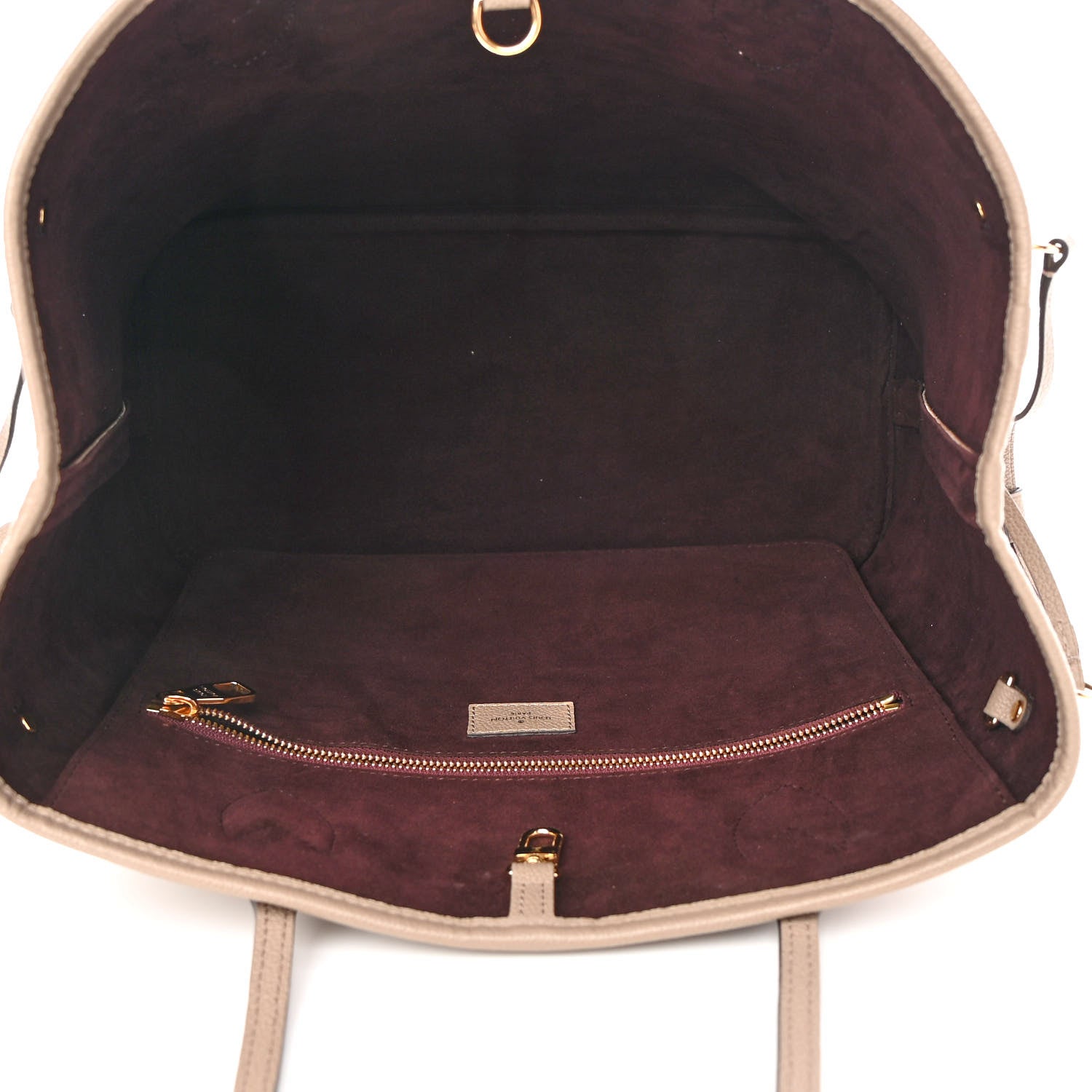Louis Vuitton Empreinte Monogram Giant Neverfull MM Tourterelle 6 of 12