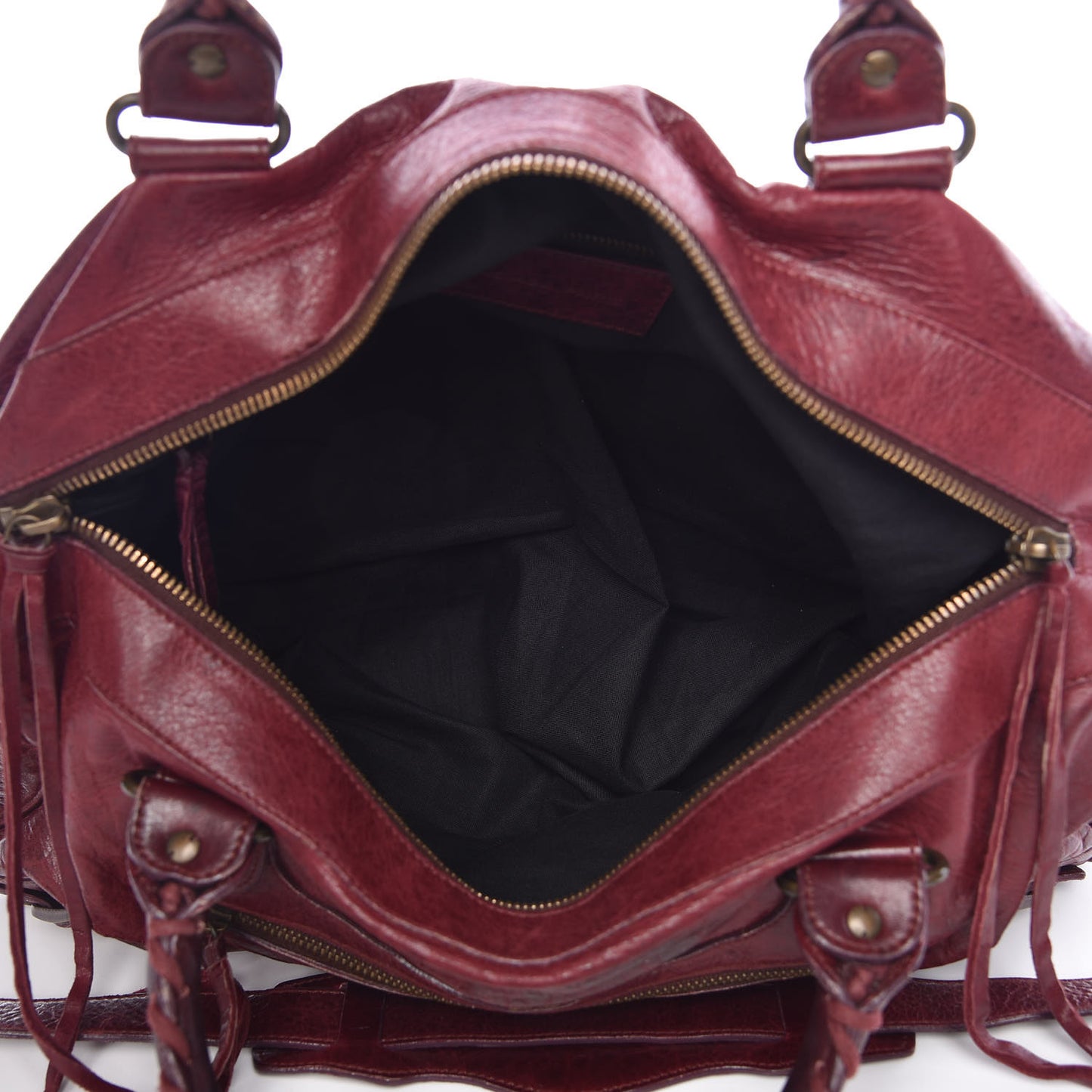 Chevre Classic Hardware Twiggy Rouge Grenat