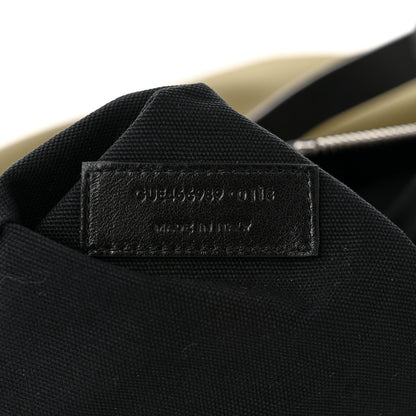 Saint Laurent Canvas Calfskin Gabardine Convertible ID Khaki Black 7 of 10