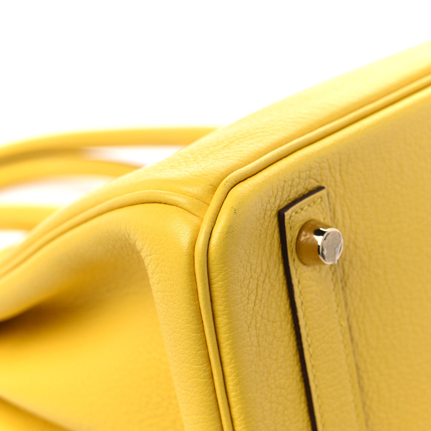 Taurillon Novillo Birkin 30 Jaune De Naples