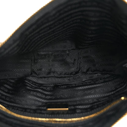 Prada Re-Nylon Saffiano Demi-lune Shoulder Bag Black 5 of 10