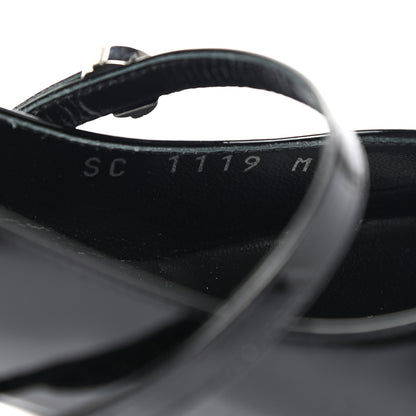 Louis Vuitton Patent Uniformes Silhouette 40mm Pumps 36.5 Black 14 of 15