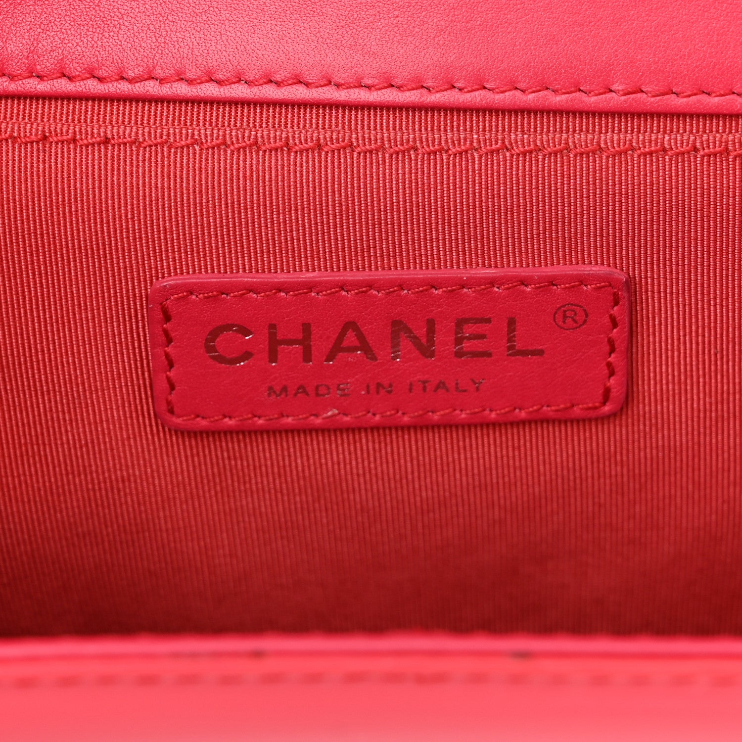 Chanel Patent Calfskin Enamel Quilted Medium Boy Flap Dark Pink 6 of 12