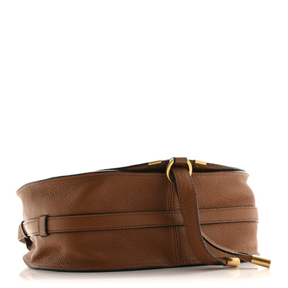 Chloe Calfskin Medium Marcie Round Crossbody Bag Tan 4 of 15