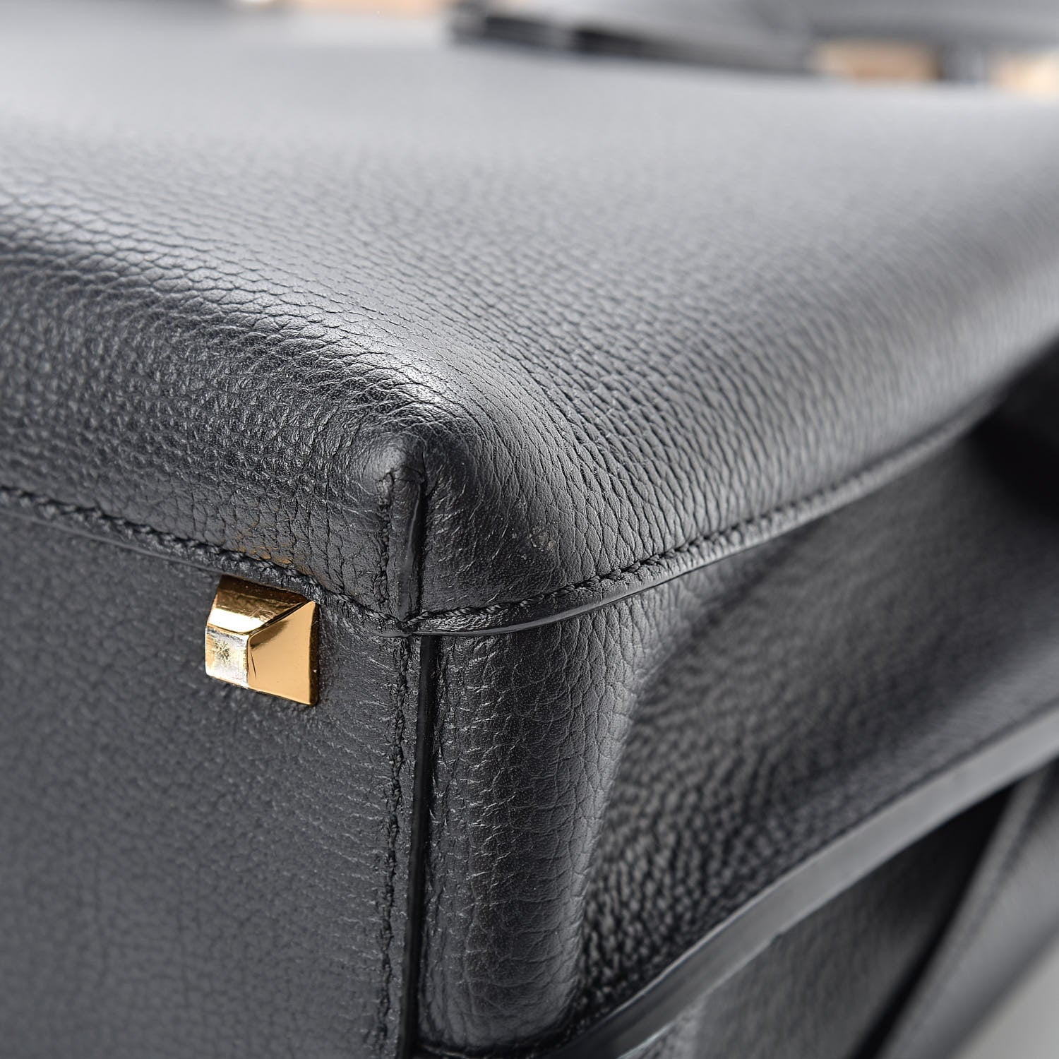 MCM Grained Calfskin Medium Milla Tote Black 13 of 14