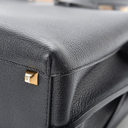 MCM Grained Calfskin Medium Milla Tote Black 13 of 14