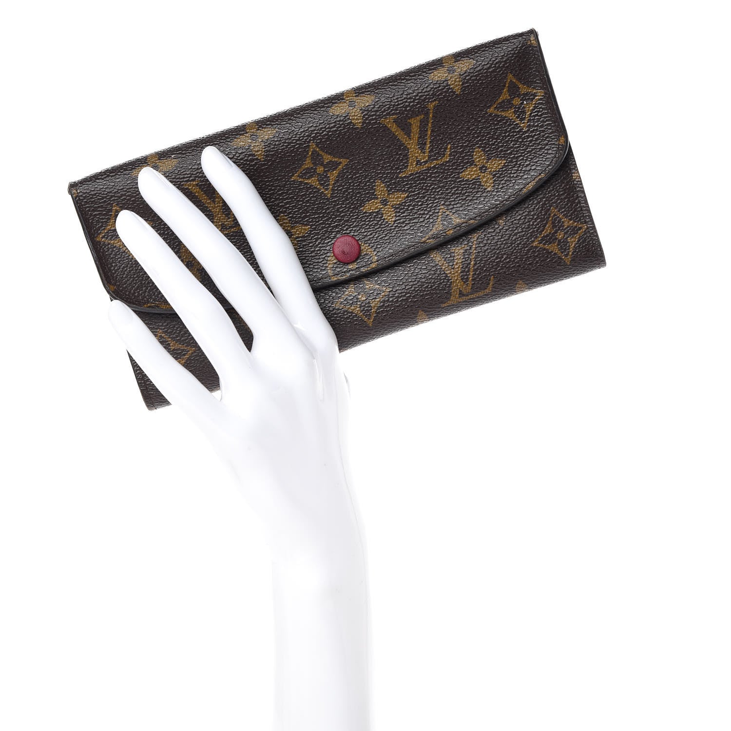 Louis Vuitton Monogram Emilie Wallet Fuchsia 2 of 13