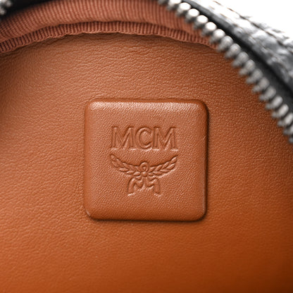 MCM Visetos Side Stud Mini Stark Backpack Black 6 of 12