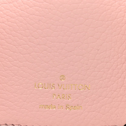 Louis Vuitton Calfskin Lockmini Wallet Black Cream Pink 7 of 8