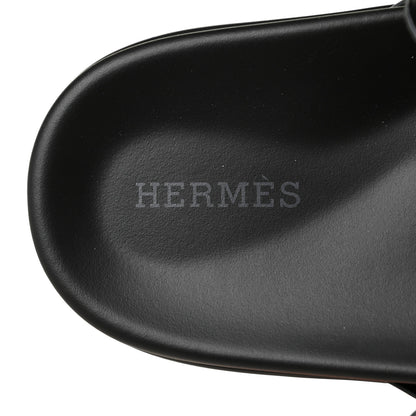Hermes Nappa Extra Sandals 36 Black 7 of 8