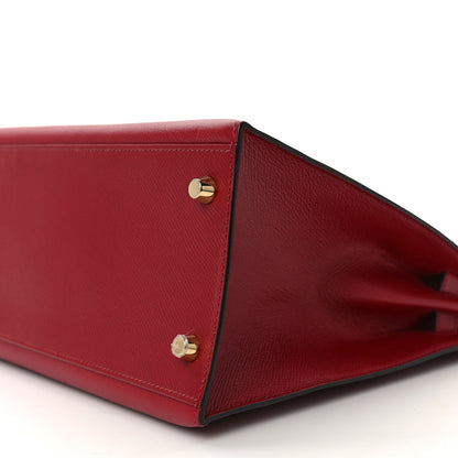 Hermes Epsom Kelly Sellier 32 Rouge Grenat 9 of 10