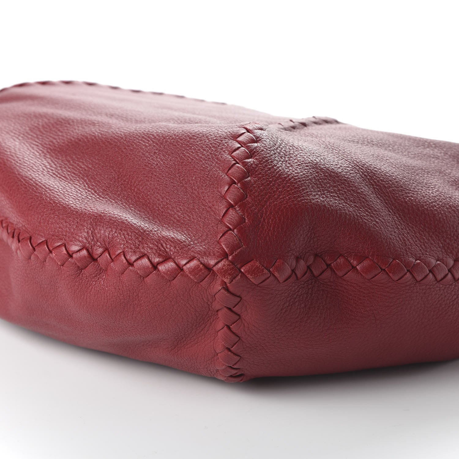 Bottega Veneta Cervo Deerskin Large Hobo Scarlet 7 of 9