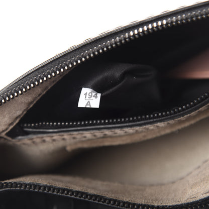 Miu Miu Calfskin Fringe Wrislet Pochette Black 9 of 11