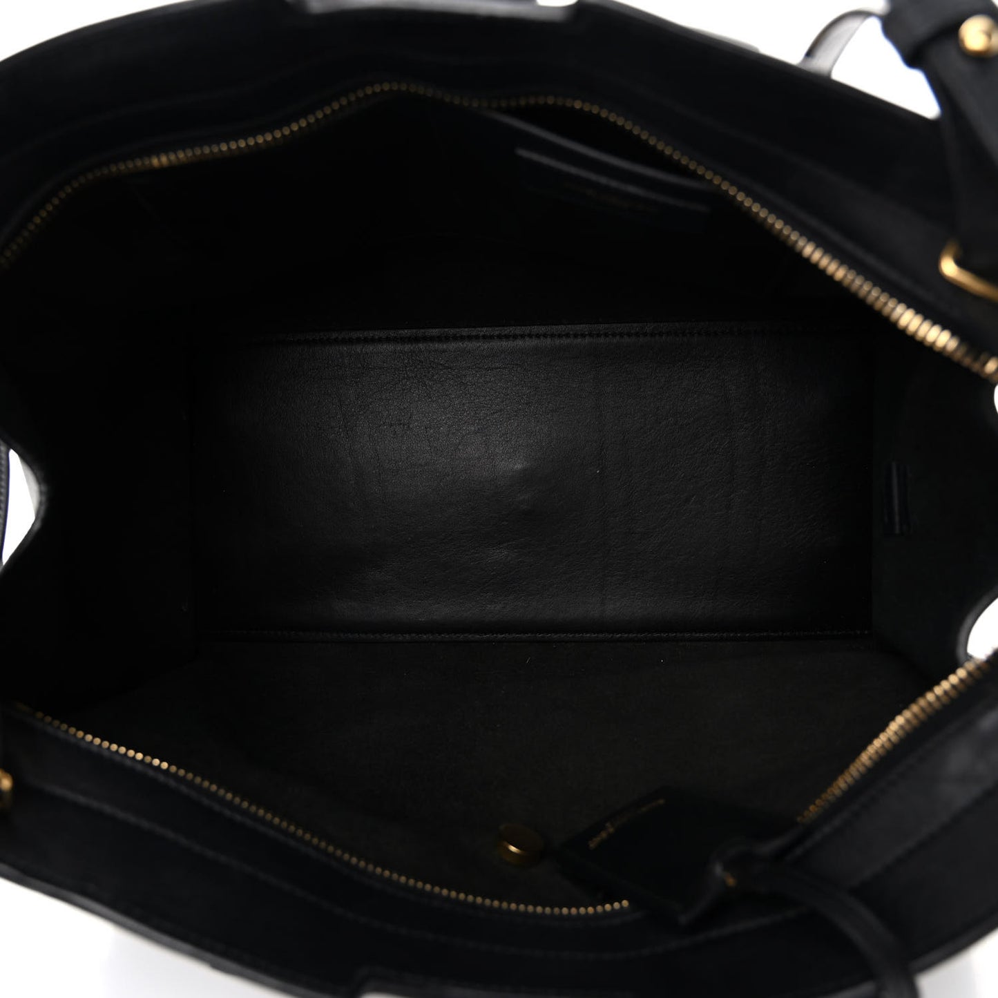 Calfskin Small Classic Y Cabas Black