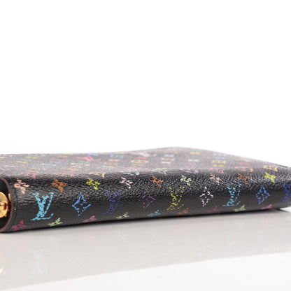 Louis Vuitton Monogram Multicolor Zippy Wallet Black Grenade 9 of 9