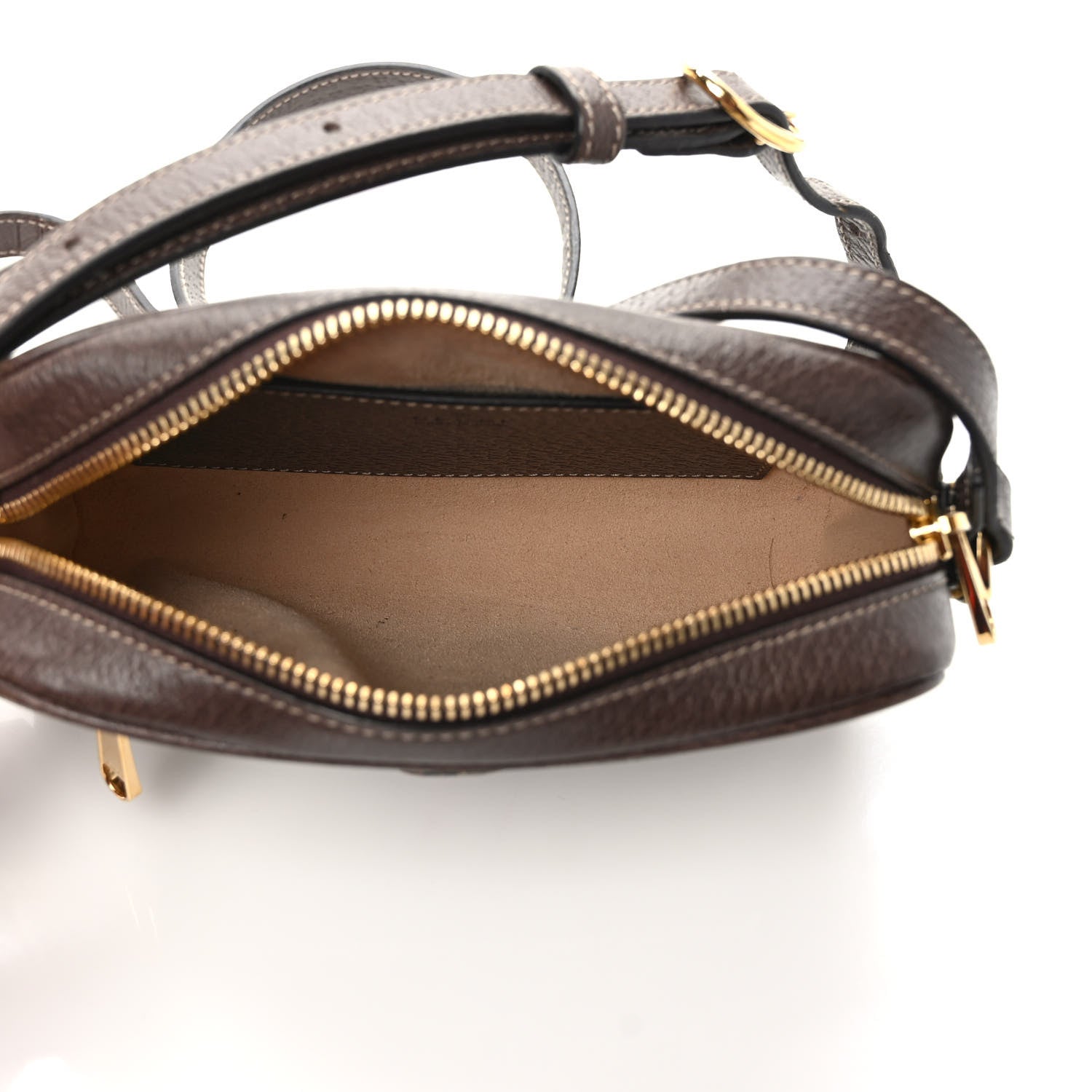 Gucci GG Supreme Monogram Web Mini Ophidia Shoulder Bag Brown 5 of 12