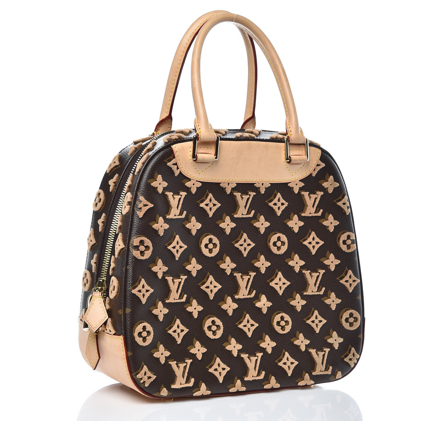Monogram Tuffetage Deauville Cube Caramel
