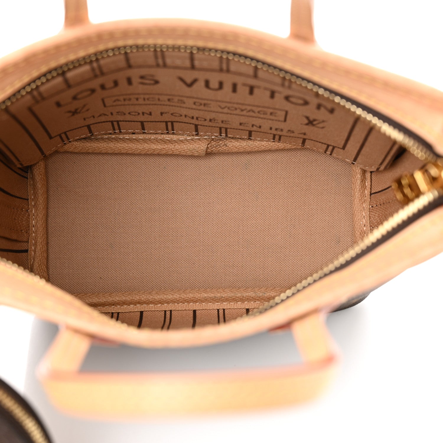 Louis Vuitton Monogram Neverfull BB Beige 5 of 14