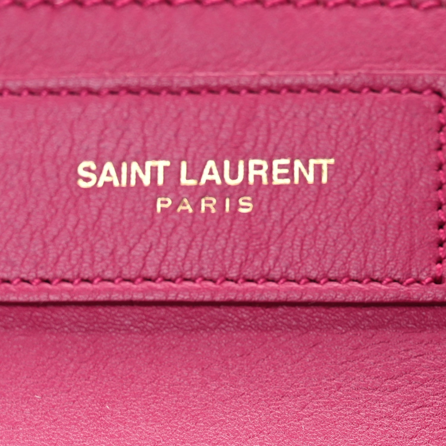 Saint Laurent Calfskin Small Classic Y Cabas Fuchsia 6 of 11