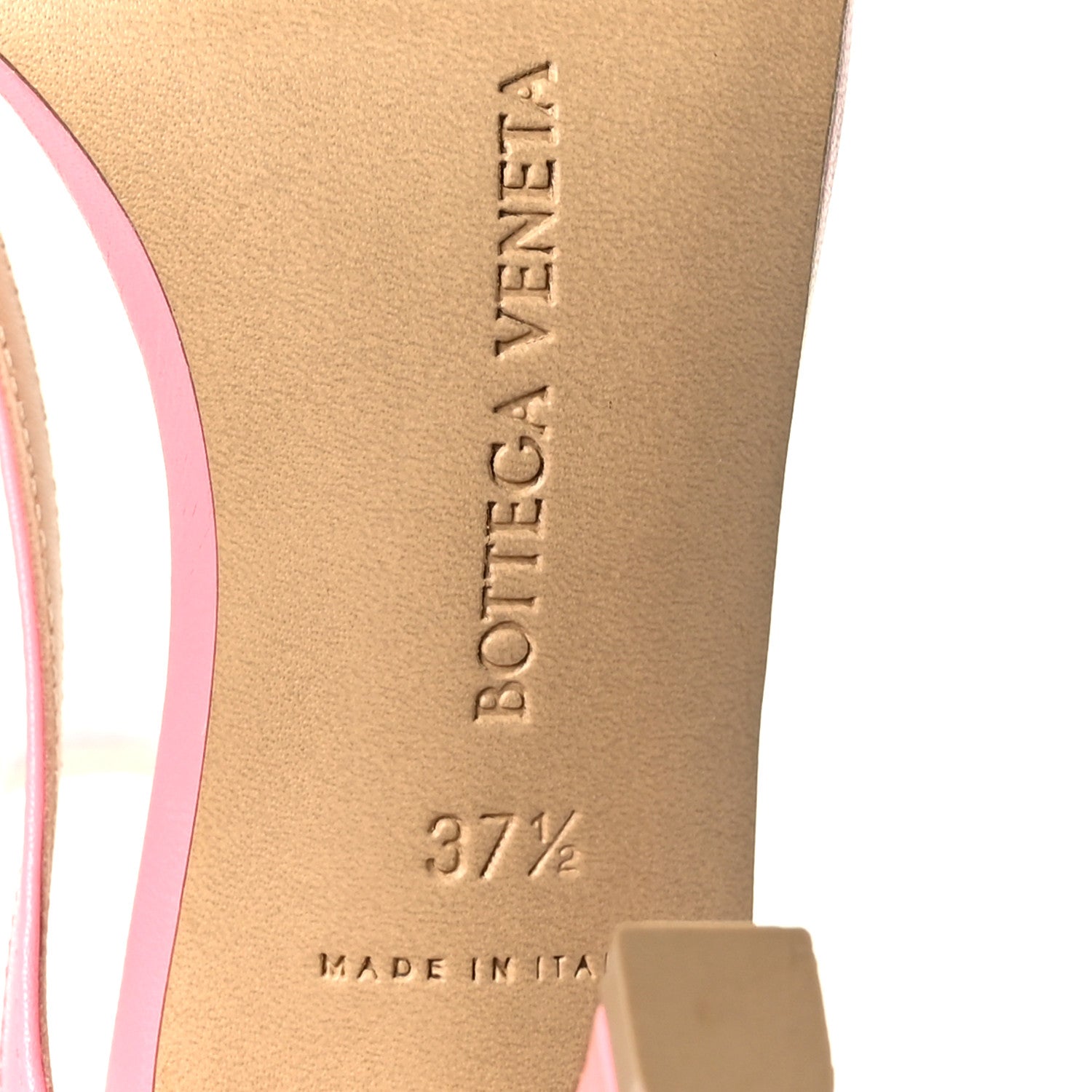 Bottega Veneta Lambskin Stretch Multi Strap 90mm Sandals 37.5 Blossom 6 of 8