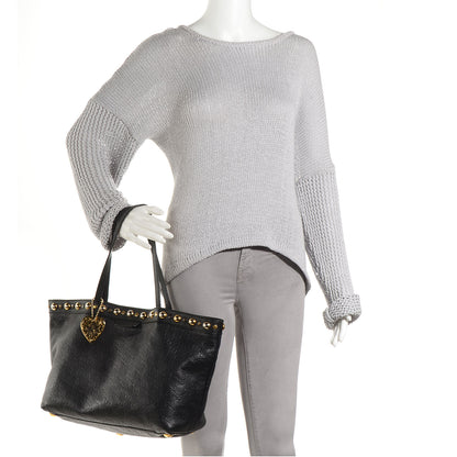 Gucci Guccissima Large Babouska Shopping Tote Black 2 of 7