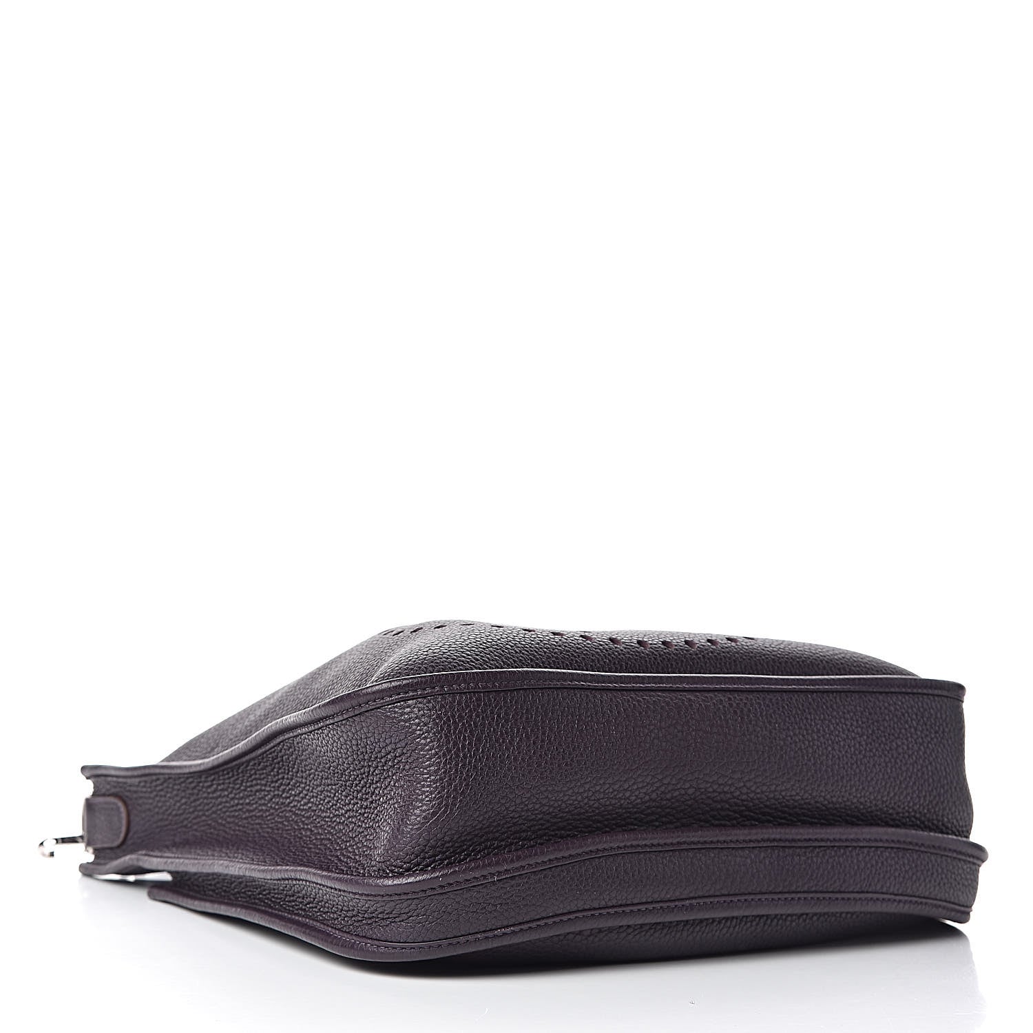 Hermes Taurillon Clemence Evelyne III GM Raisin 4 of 10