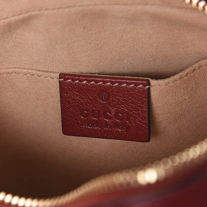 Gucci Suede Calfskin Web Mini Ophidia Shoulder Bag New Blue Romantic Cherry 5 of 9