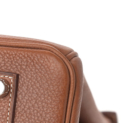 Hermes Natural Barenia Faubourg Birkin 35 Fauve 12 of 21