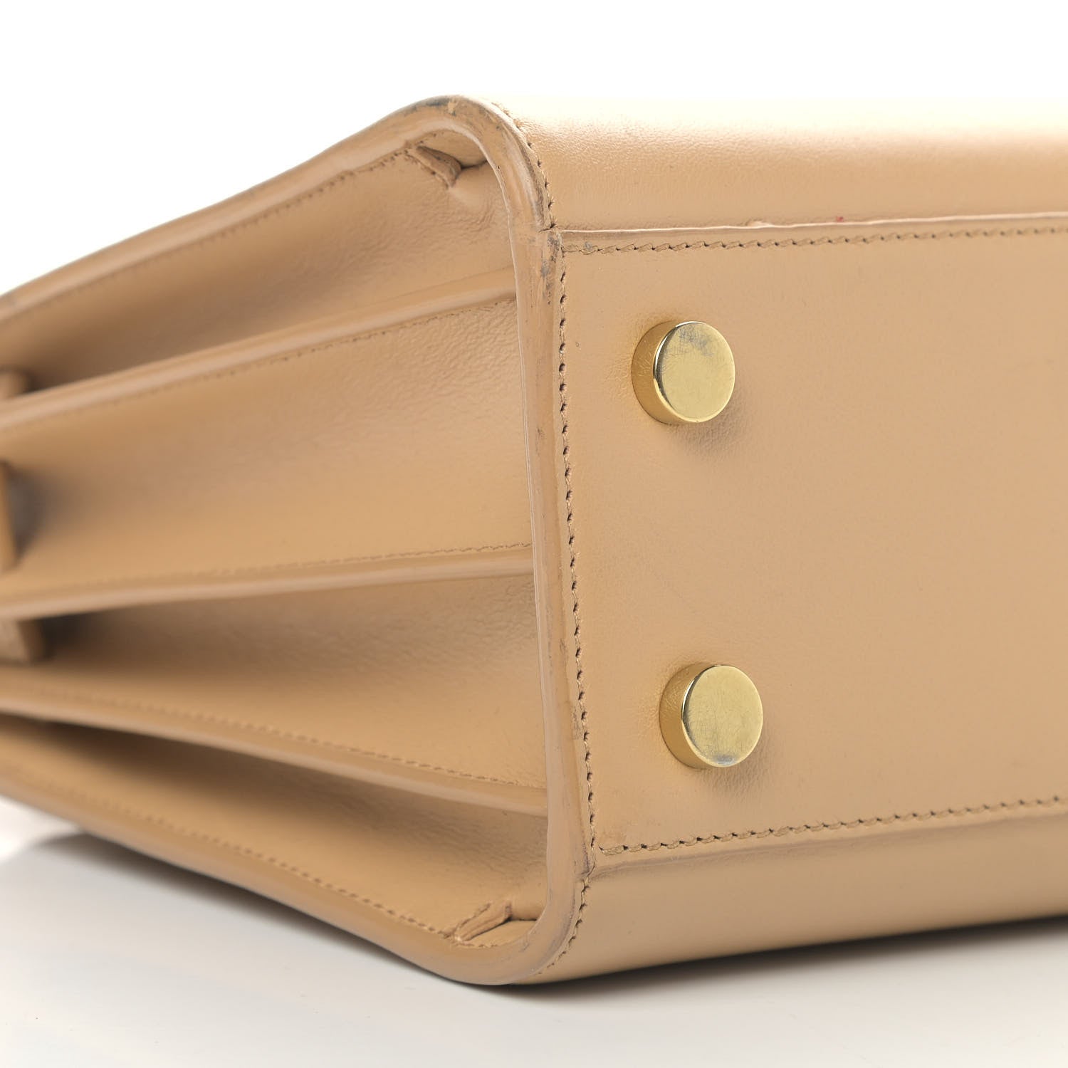Saint Laurent Calfskin Nano Sac De Jour Dark Beige 7 of 11