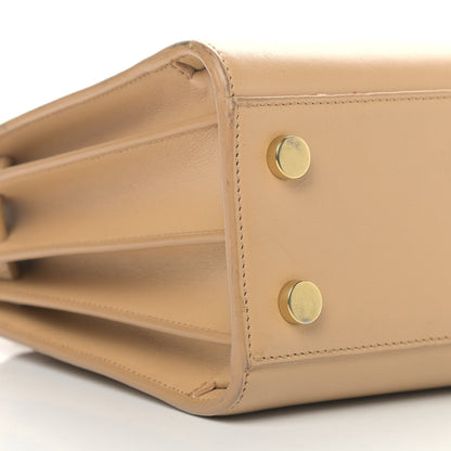 Saint Laurent Calfskin Nano Sac De Jour Dark Beige 7 of 11