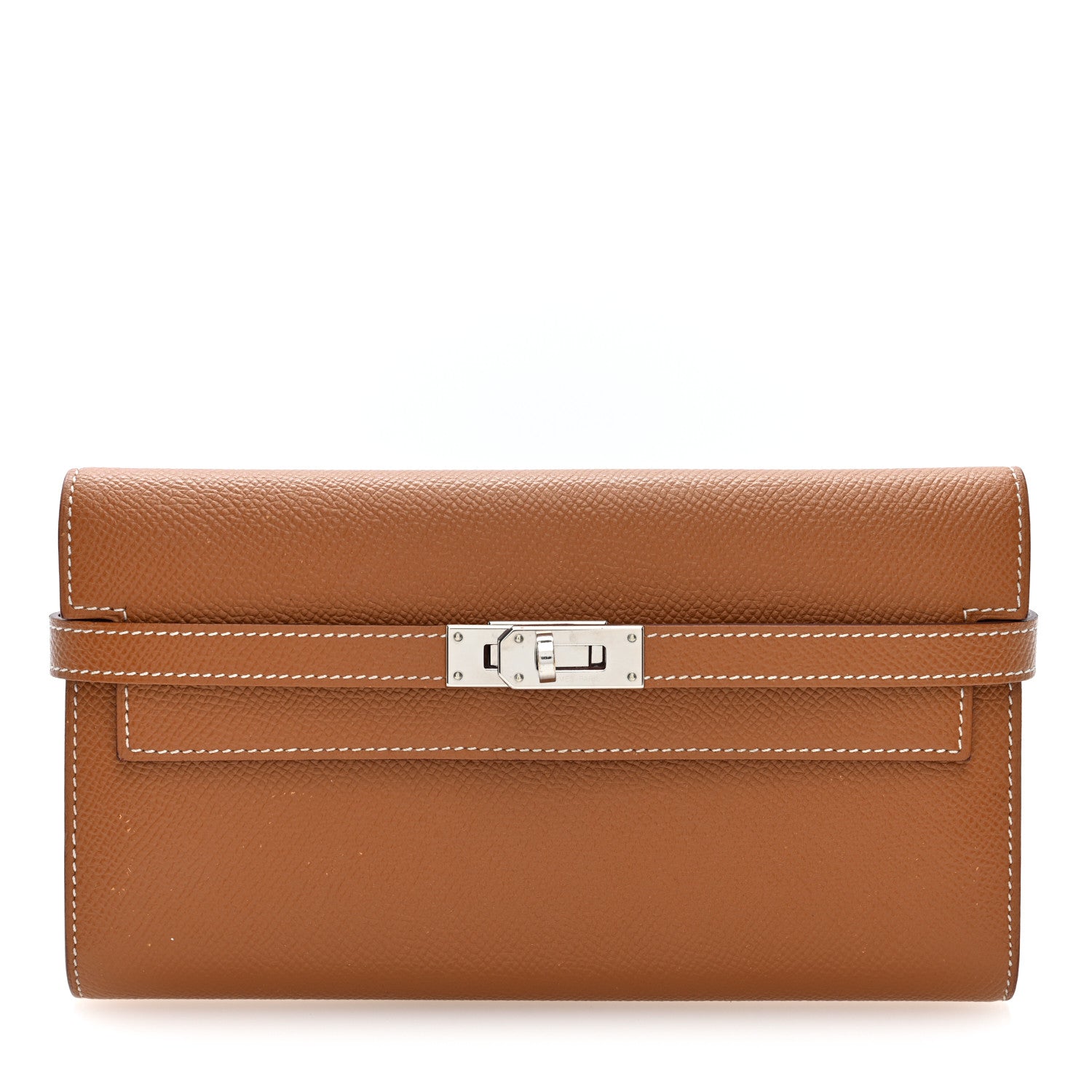 Hermes Epsom Kelly Longue Wallet Gold 1 of 7