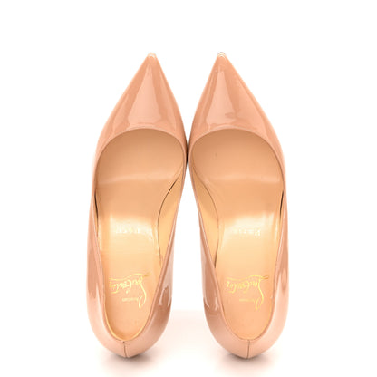 Christian Louboutin Patent Pigalle Follies 85 Pumps 36 Nude 2 of 10