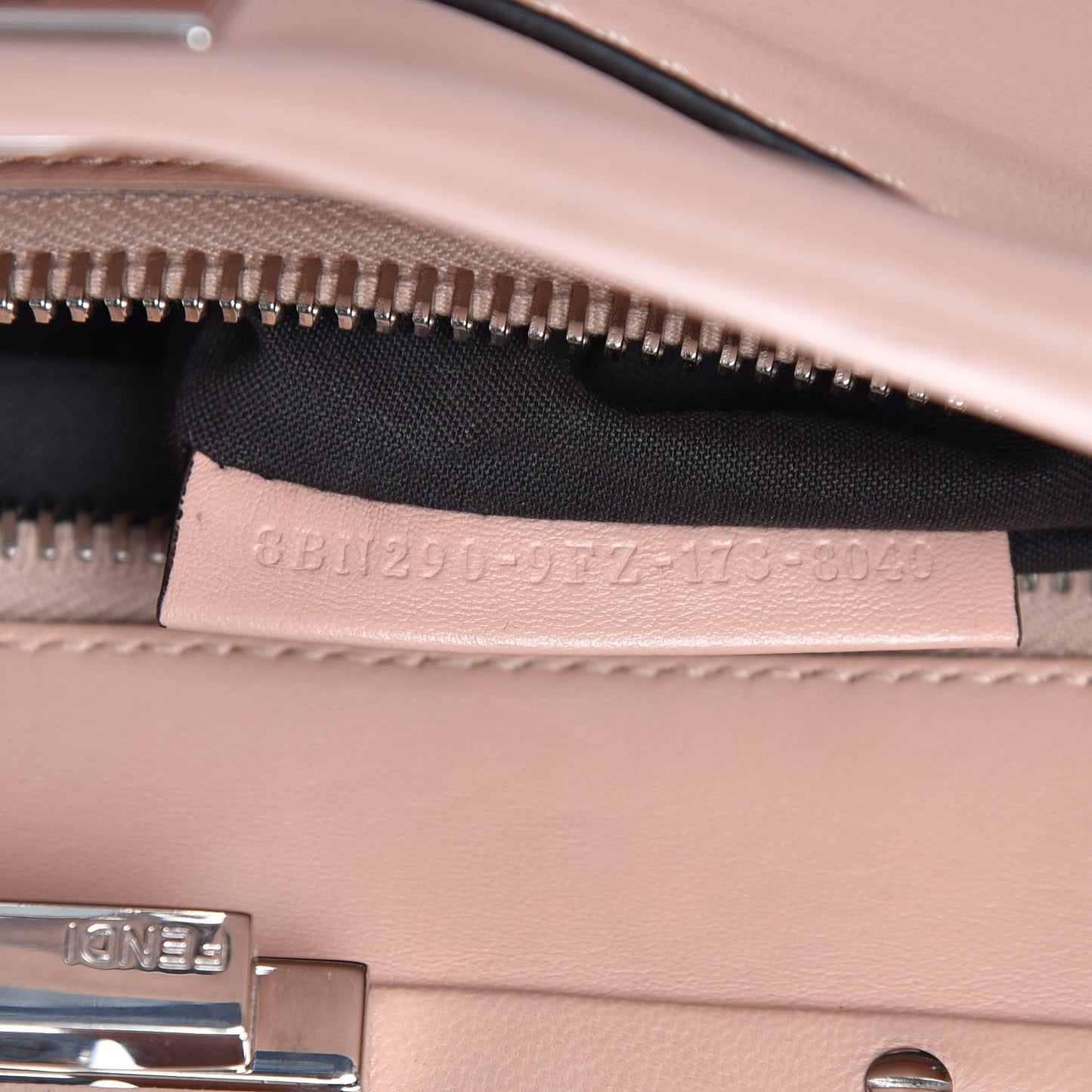 Vitello Seta Shiny Nappa Ribbon Lace Up Floral Medium Peekaboo Iconic Satchel Baby Pink Multicolor