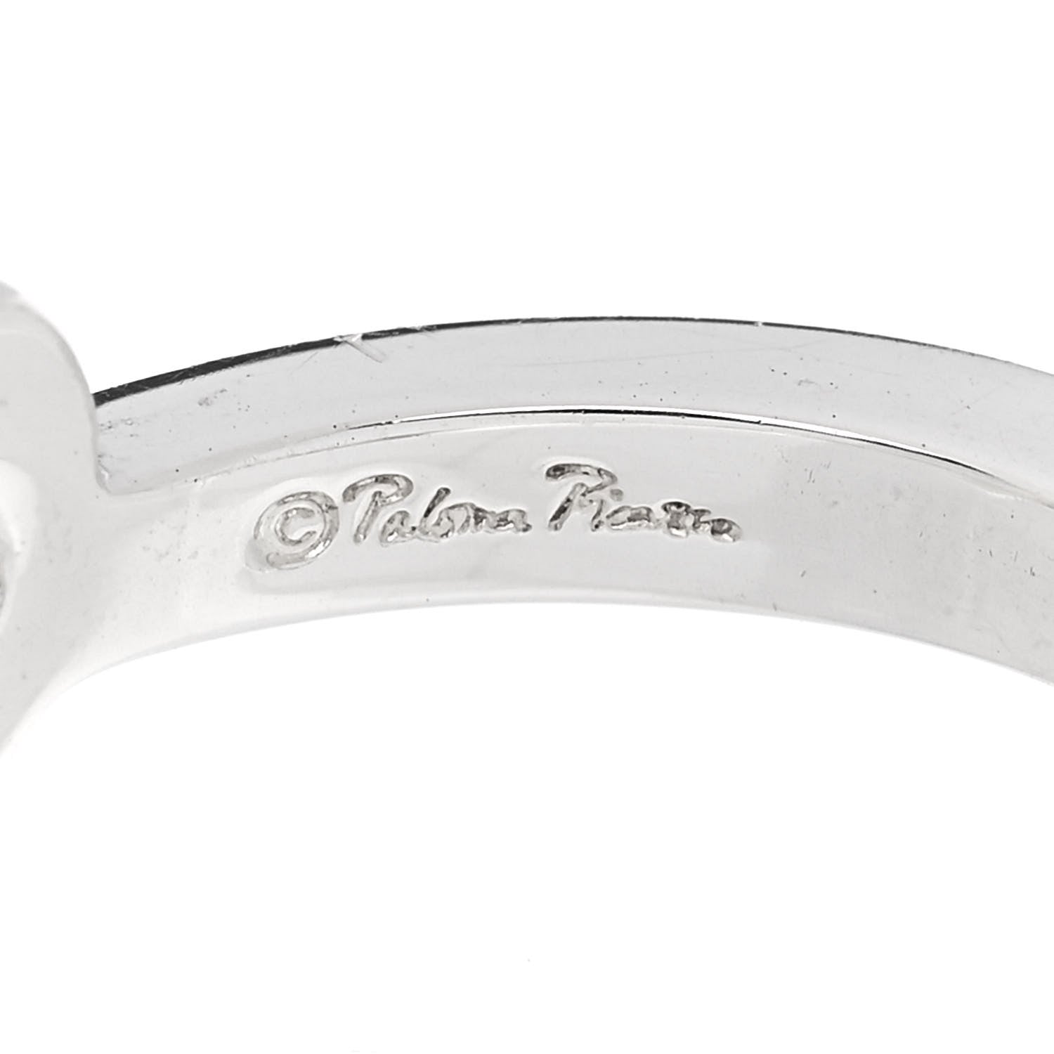 Tiffany Sterling Silver Paloma Picasso Loving Heart Ring 56 7.5 5 of 5