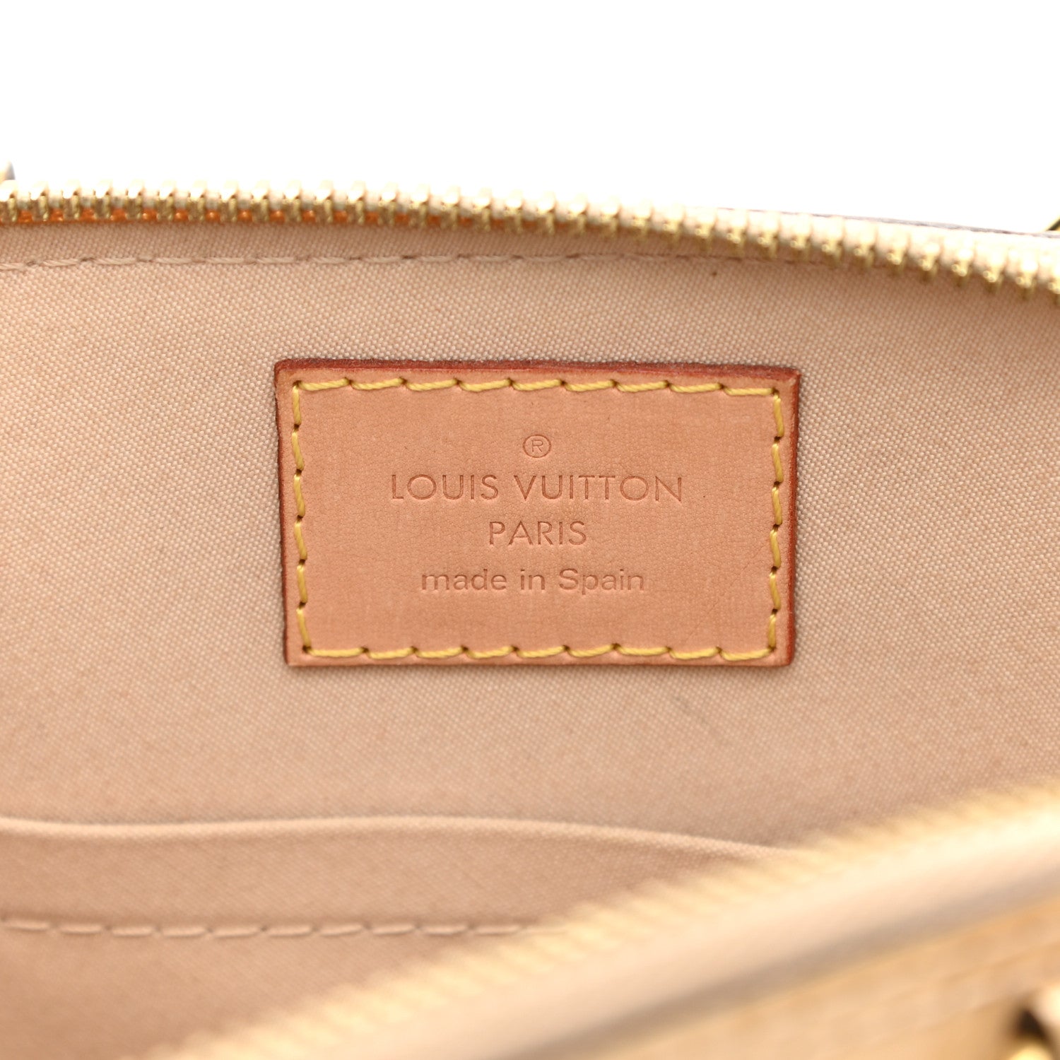 Louis Vuitton Vernis Alma BB Dune 6 of 12