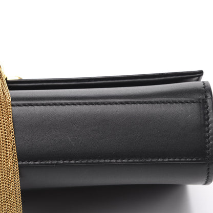 Saint Laurent Smooth Calfskin Medium Classic Monogram Kate Tassel Satchel Black 10 of 13